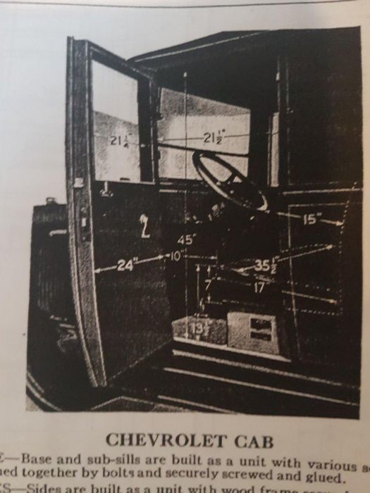 Attached picture 1927 Truck Cab dimensions.jpg